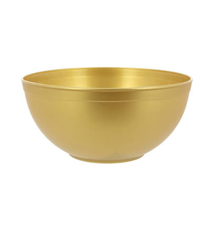 SALADIER MINERAL  Réutilisable Prémium Ø20cm - Or - GOLD PLAST
